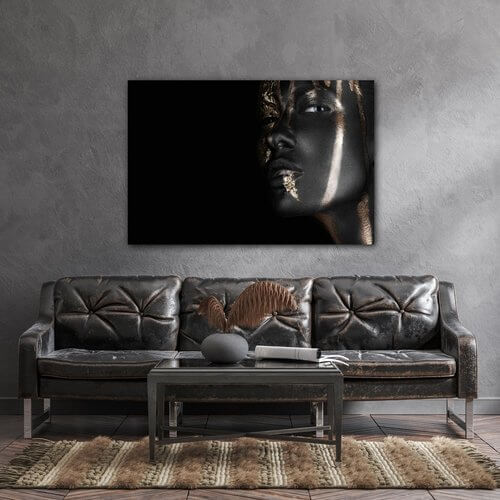 Bild Gold make up - 90 x 60 cm
