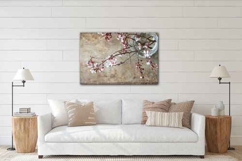 Bild Pink blossom - 60 x 40 cm