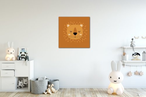 Obraz Little lion - 40 x 40 cm