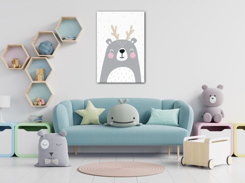 Obraz Cute little animal with dots - 40 x 60 cm