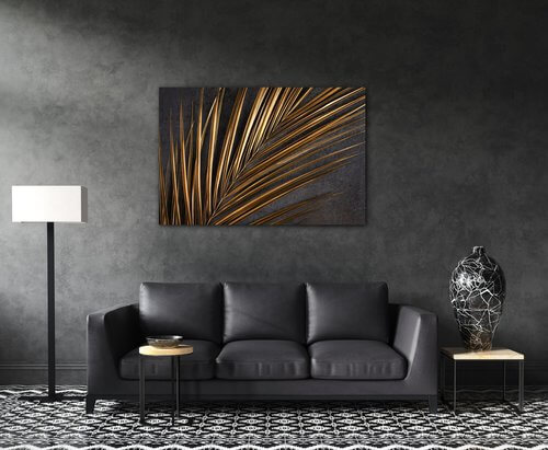 Bild Gold Palma - 90 x 60 cm