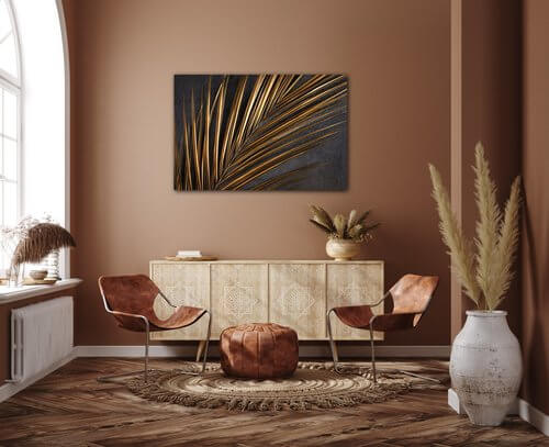 Bild Gold Palma - 90 x 60 cm