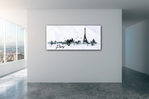Bild Paris panorama - 90 x 40 cm