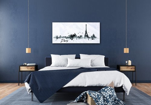 Bild Paris panorama - 90 x 40 cm