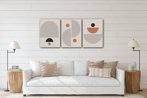 Bild Set of abstract - 150 x 70 cm (3-teiliges)