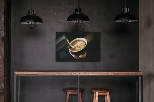 Bild Latte art - 90 x 60 cm