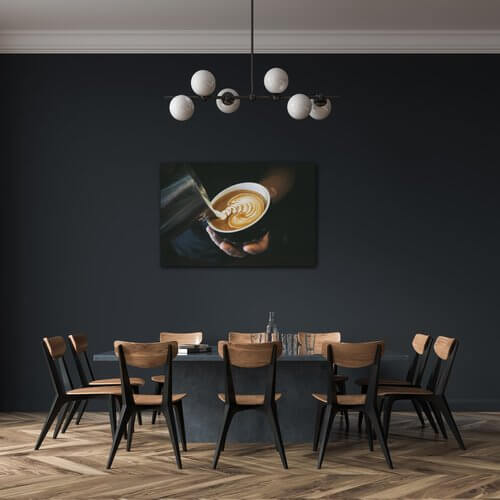 Bild Latte art - 90 x 60 cm