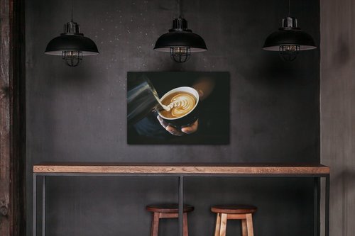 Bild Latte art - 70 x 50 cm