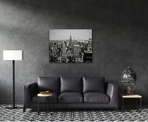 Bild New York in The Night - 90 x 70 cm
