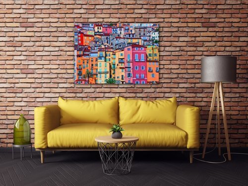 Bild Colorful houses - 70 x 50 cm