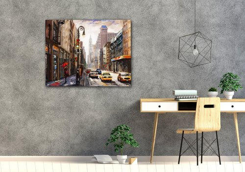 Bild New York Painting - 90 x 70 cm