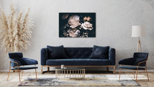 Bild Peonies and flowers - 90 x 60 cm