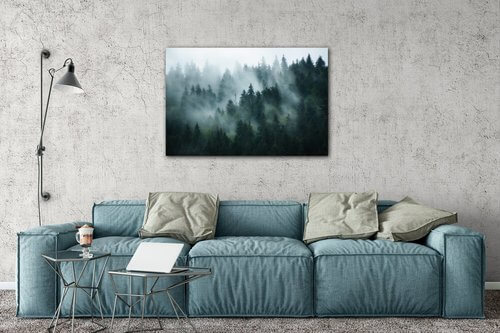 Bild Fogy forest - 60 x 40 cm
