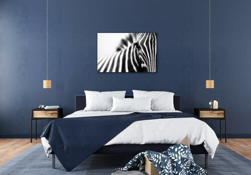 Bild Zebra detail - 90 x 60 cm