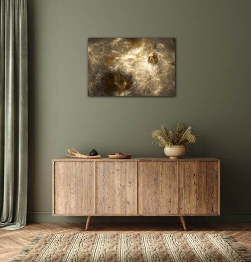 Bild Beige gold abstract - 90 x 60 cm