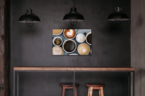 Bild Coffee types - 90 x 60 cm