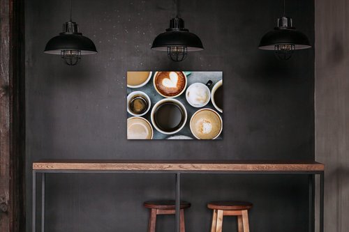 Bild Coffee types - 70 x 50 cm