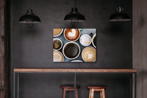 Bild Coffee types - 90 x 70 cm