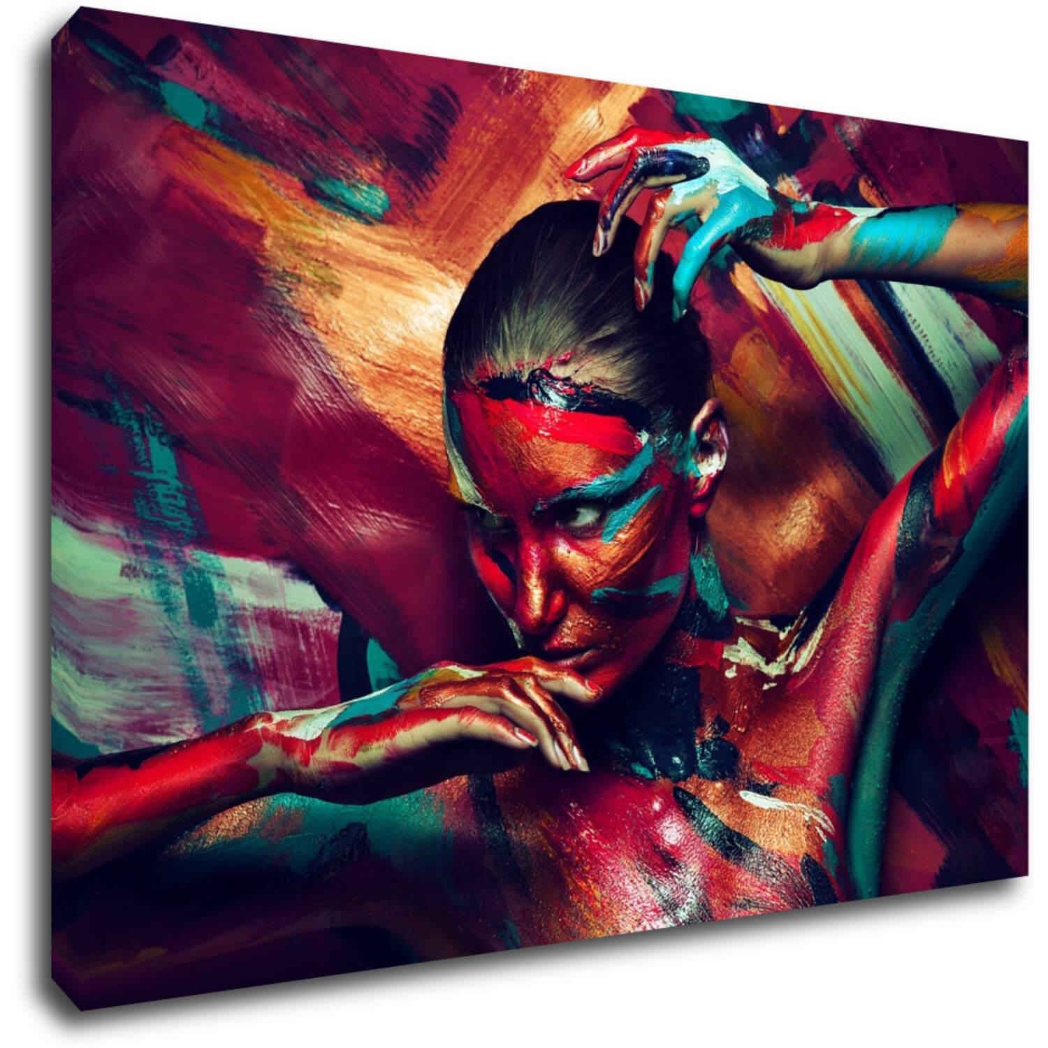 Bild Colorful woman - 90 x 60 cm