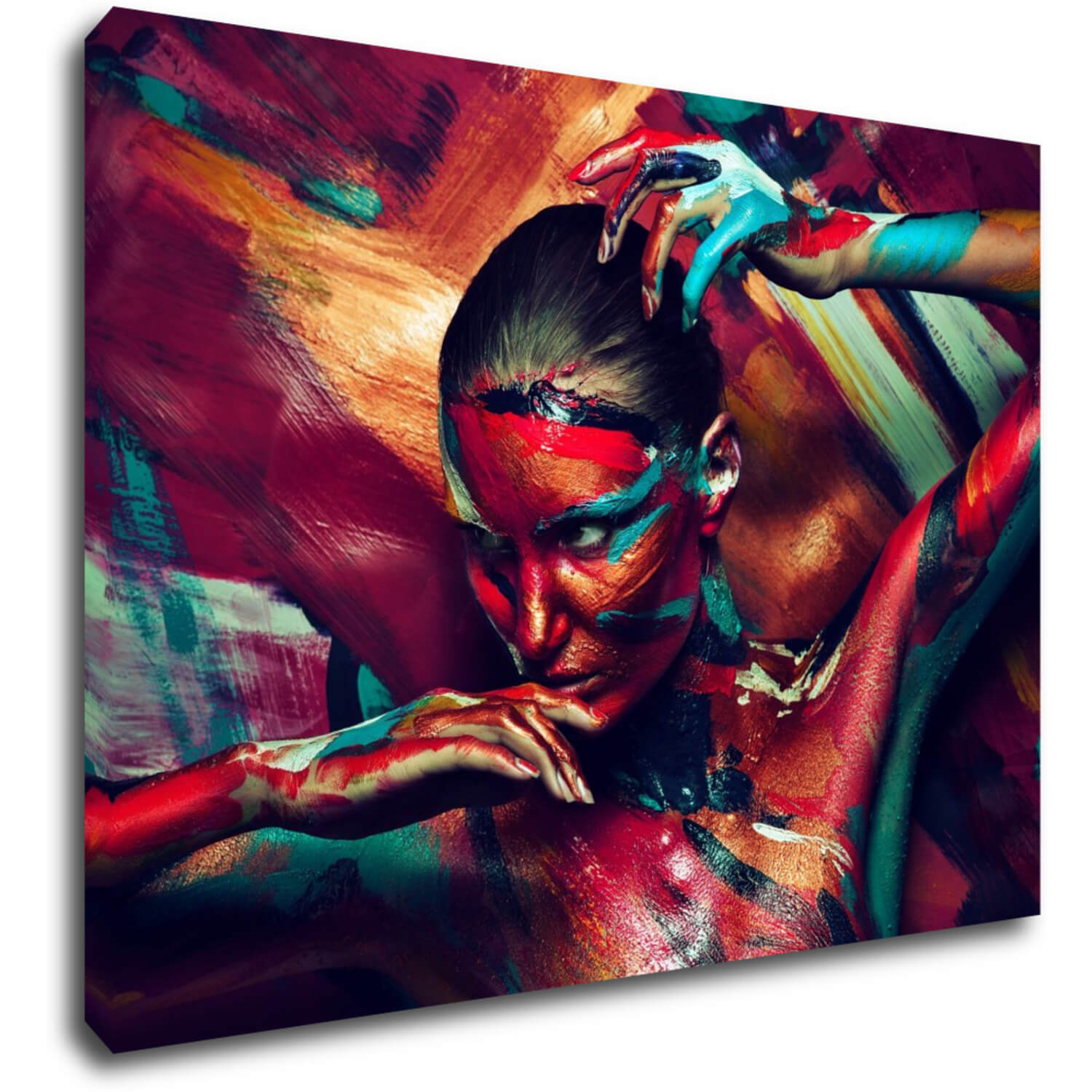 Bild Colorful woman - 70 x 50 cm