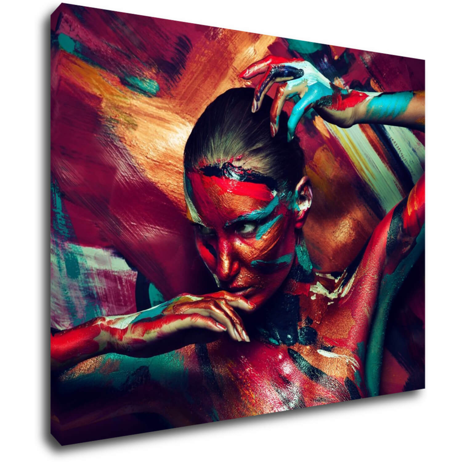 Bild Colorful woman - 90 x 70 cm
