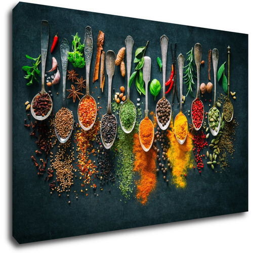 Bild Teaspoons and spice