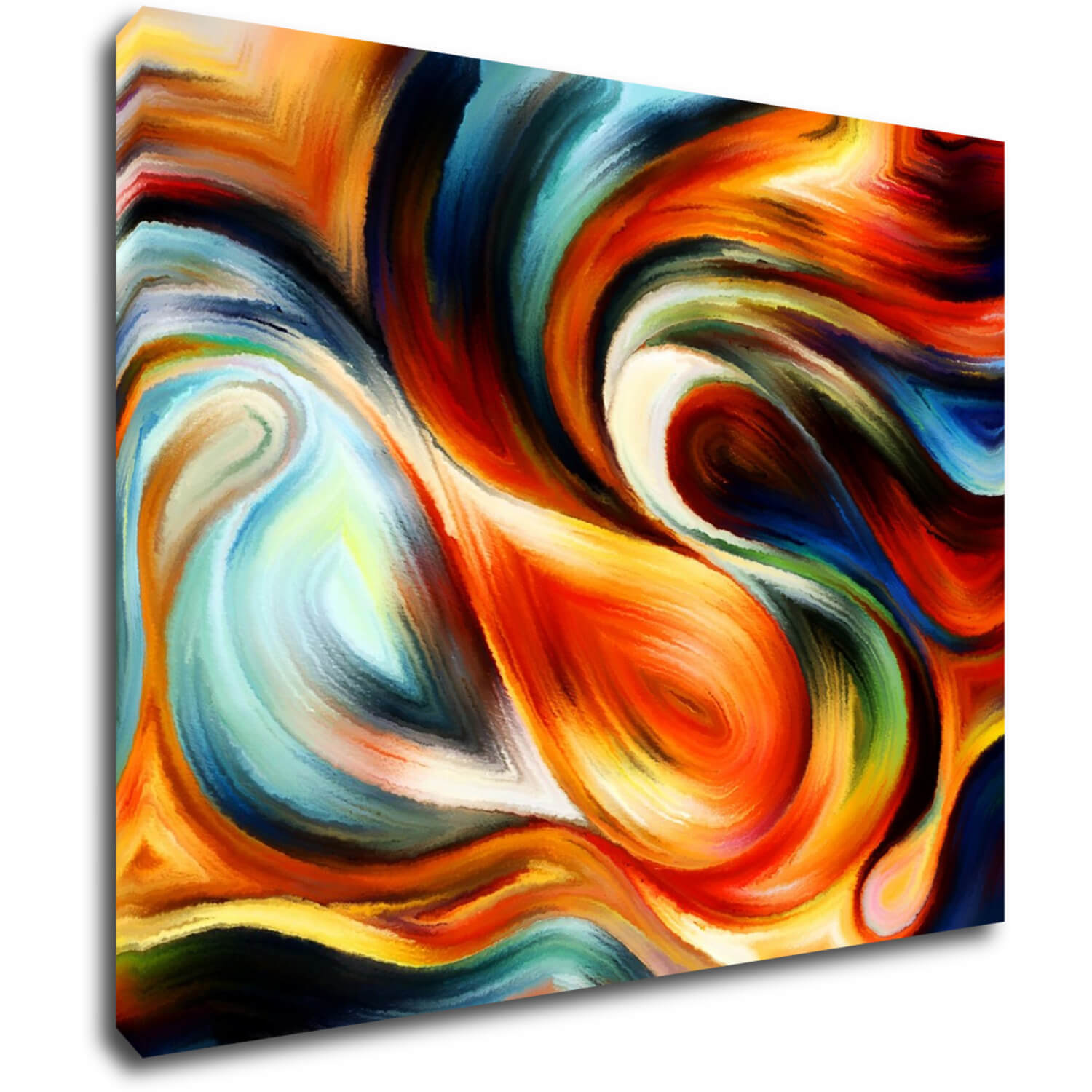 Bild Colorful fluid - 90 x 70 cm