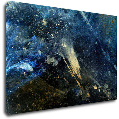 Bild Dark blue gold abstrakt
