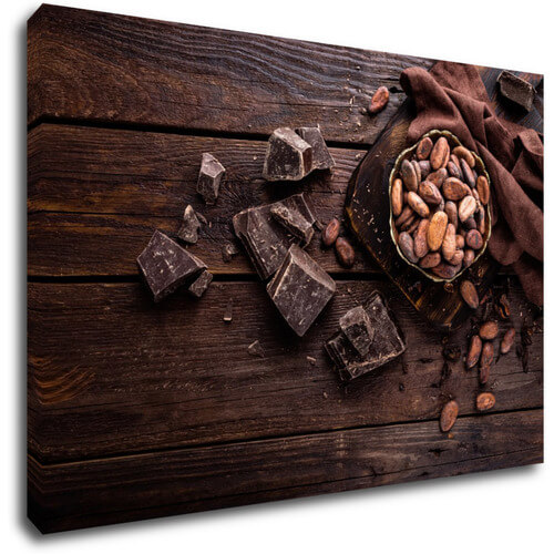 Bild Chocolate on wood