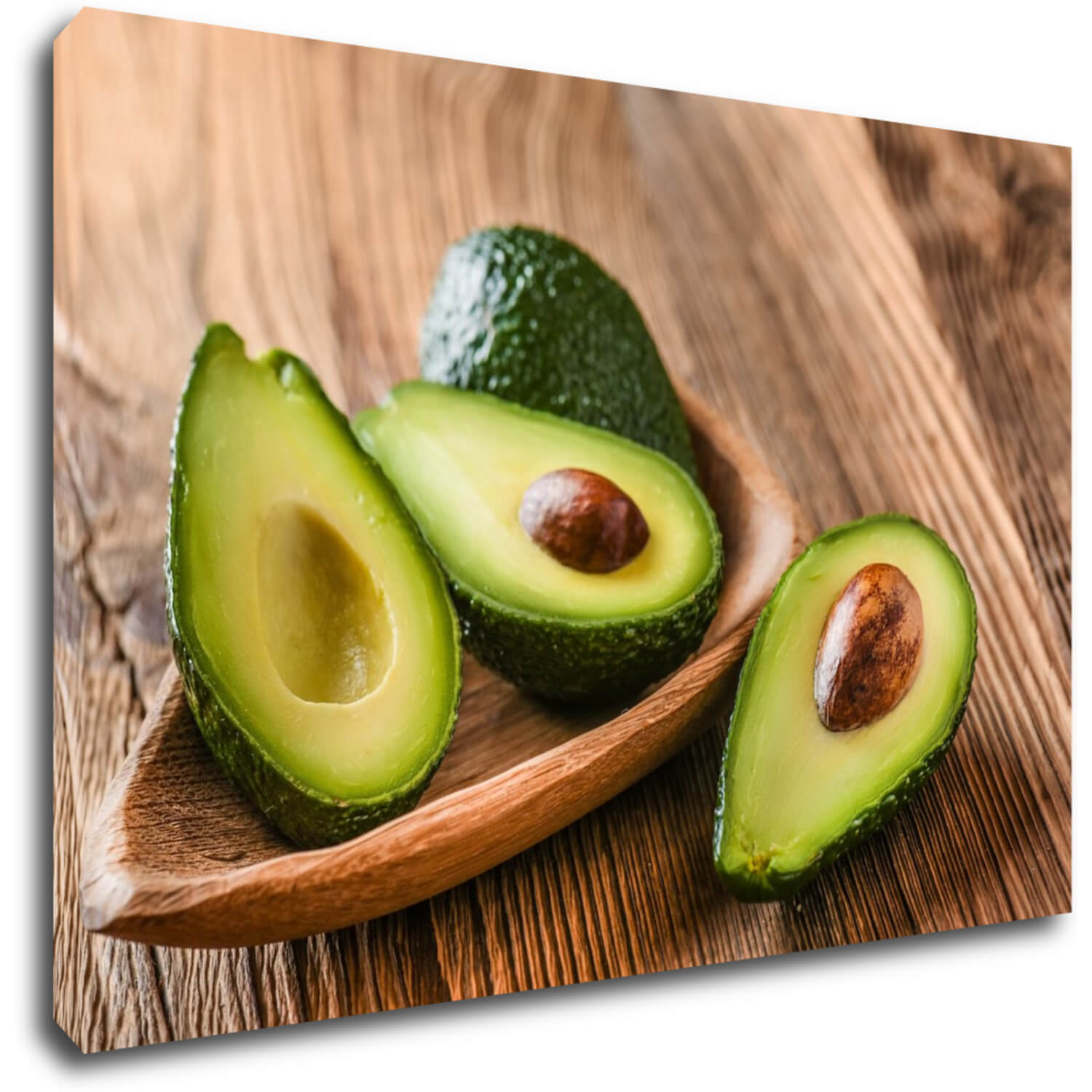 Bild Avocados on wood - 60 x 40 cm