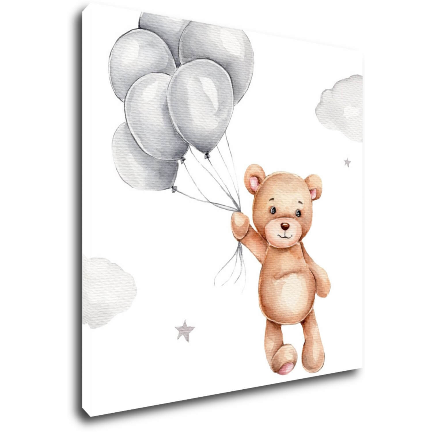 Obraz Bear with balloons - 40 x 40 cm