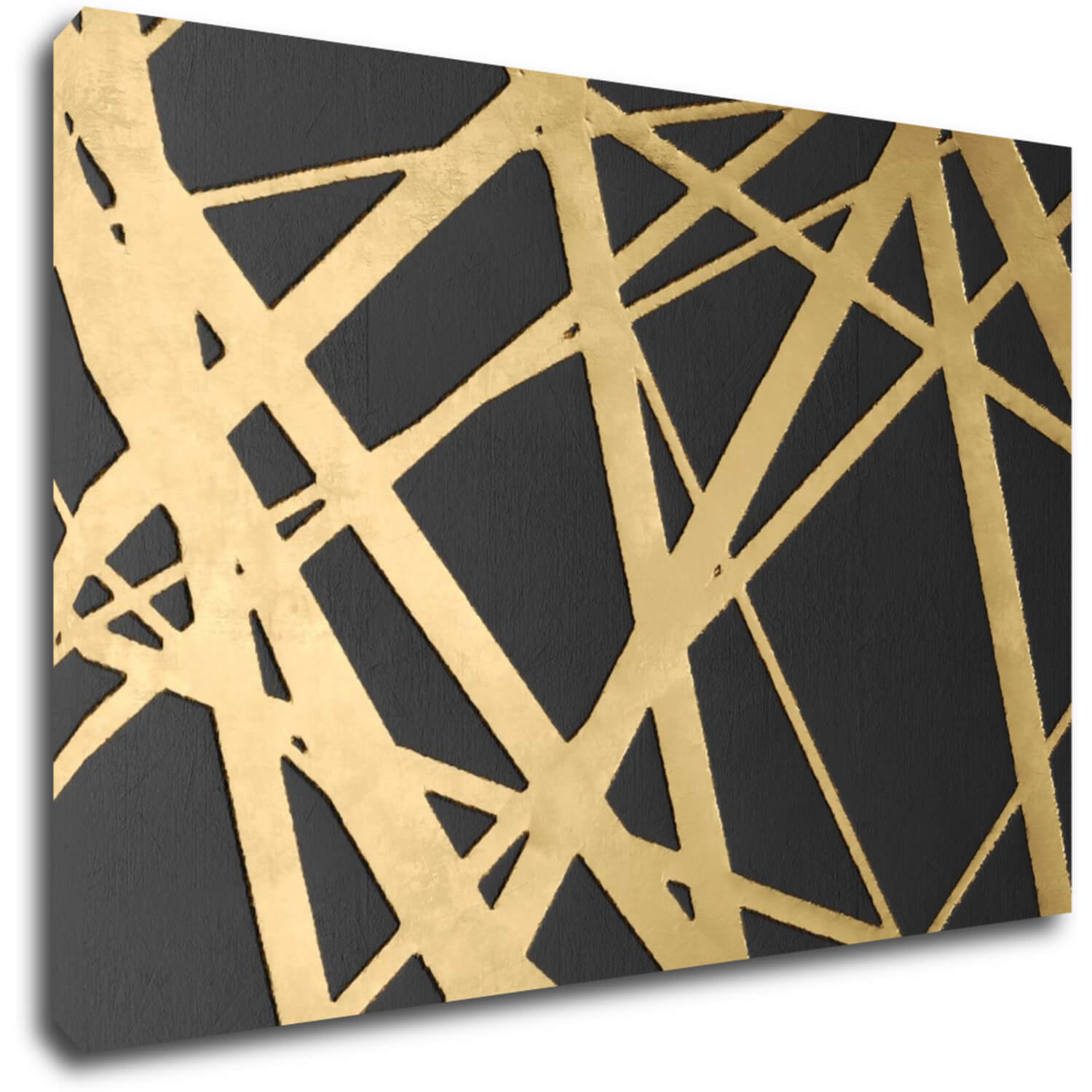 Bild Abstract golden lines - 90 x 60 cm