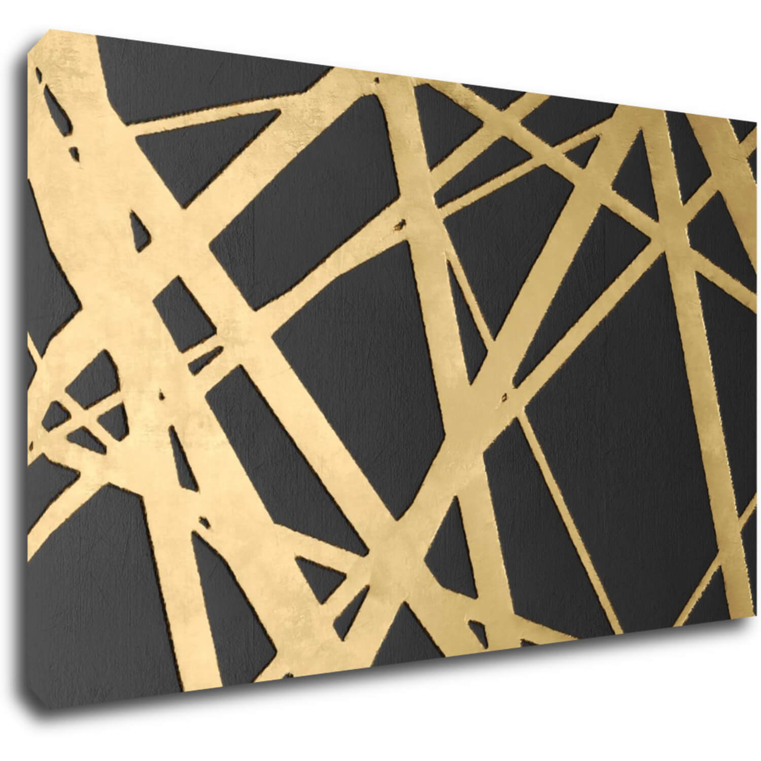 Bild Abstract golden lines - 50 x 30 cm