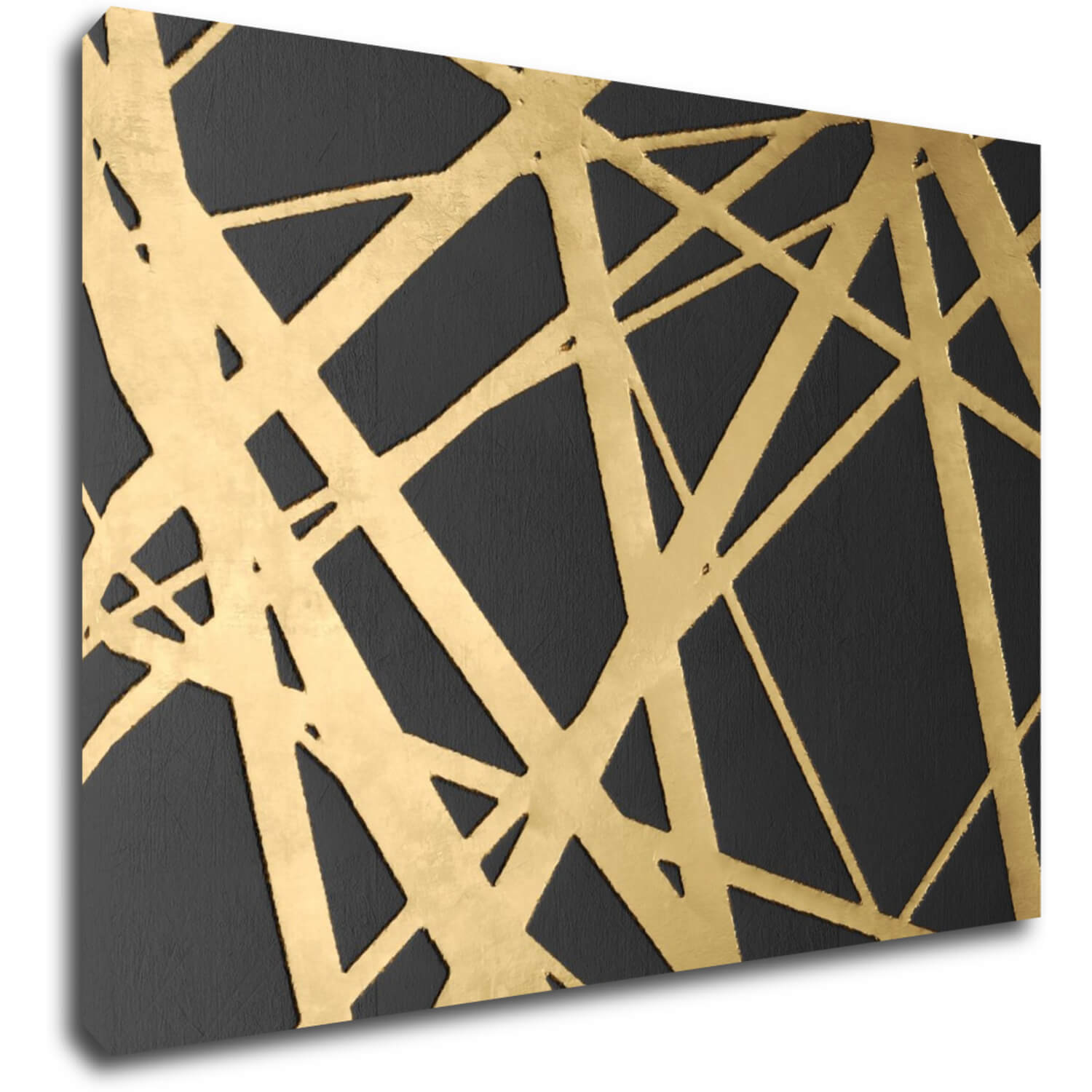 Bild Abstract golden lines - 70 x 50 cm
