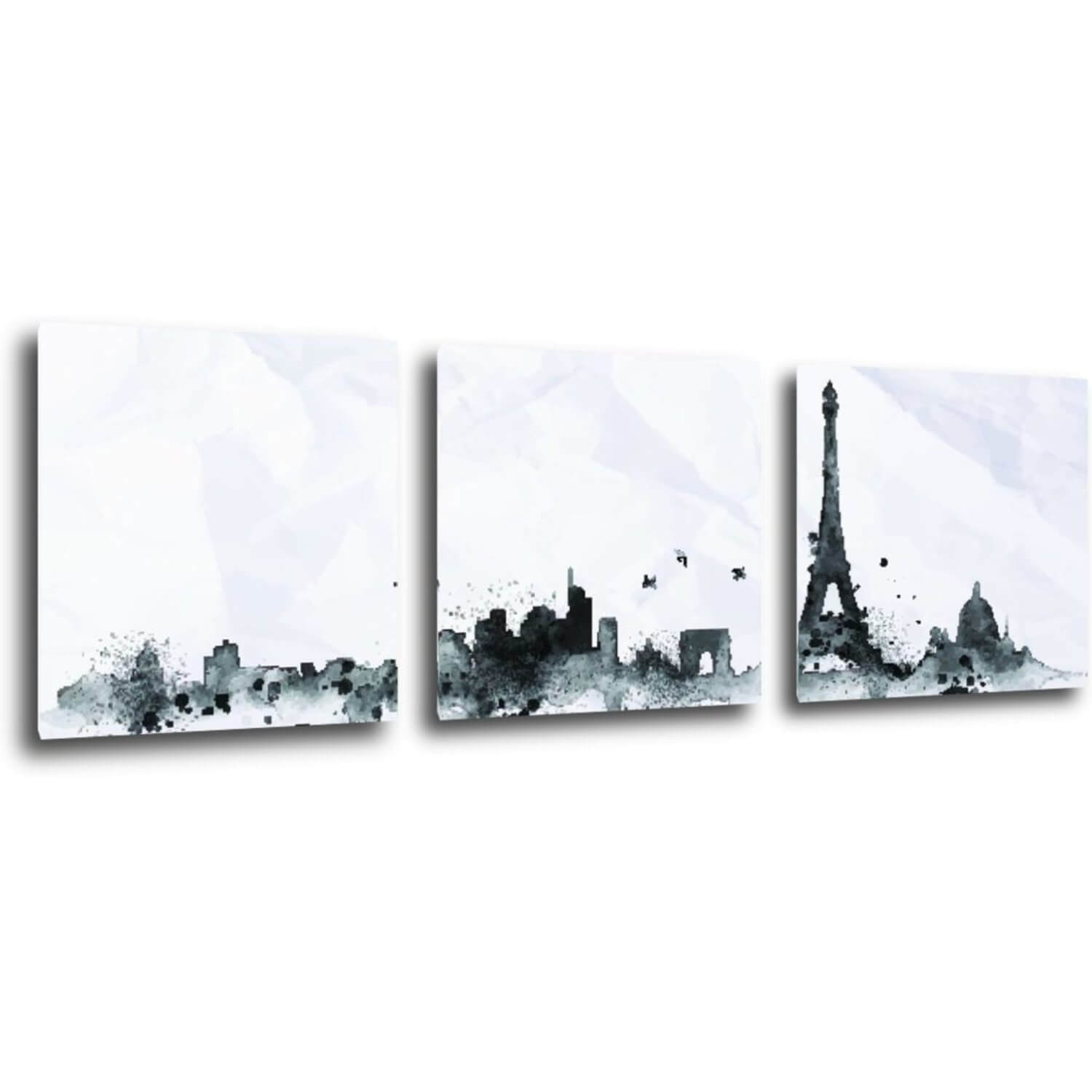 Bild Paris panorama - 90 x 30 cm (3-teiliges)
