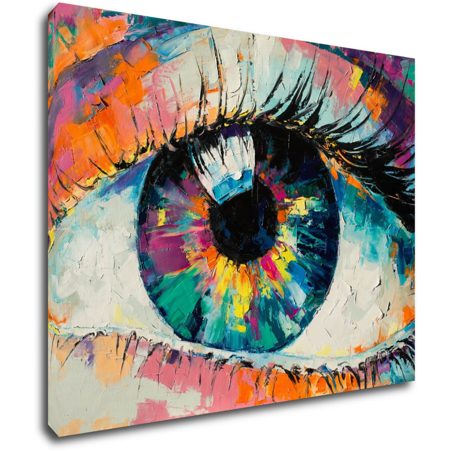 Bild Coloful Eye - 90 x 70 cm