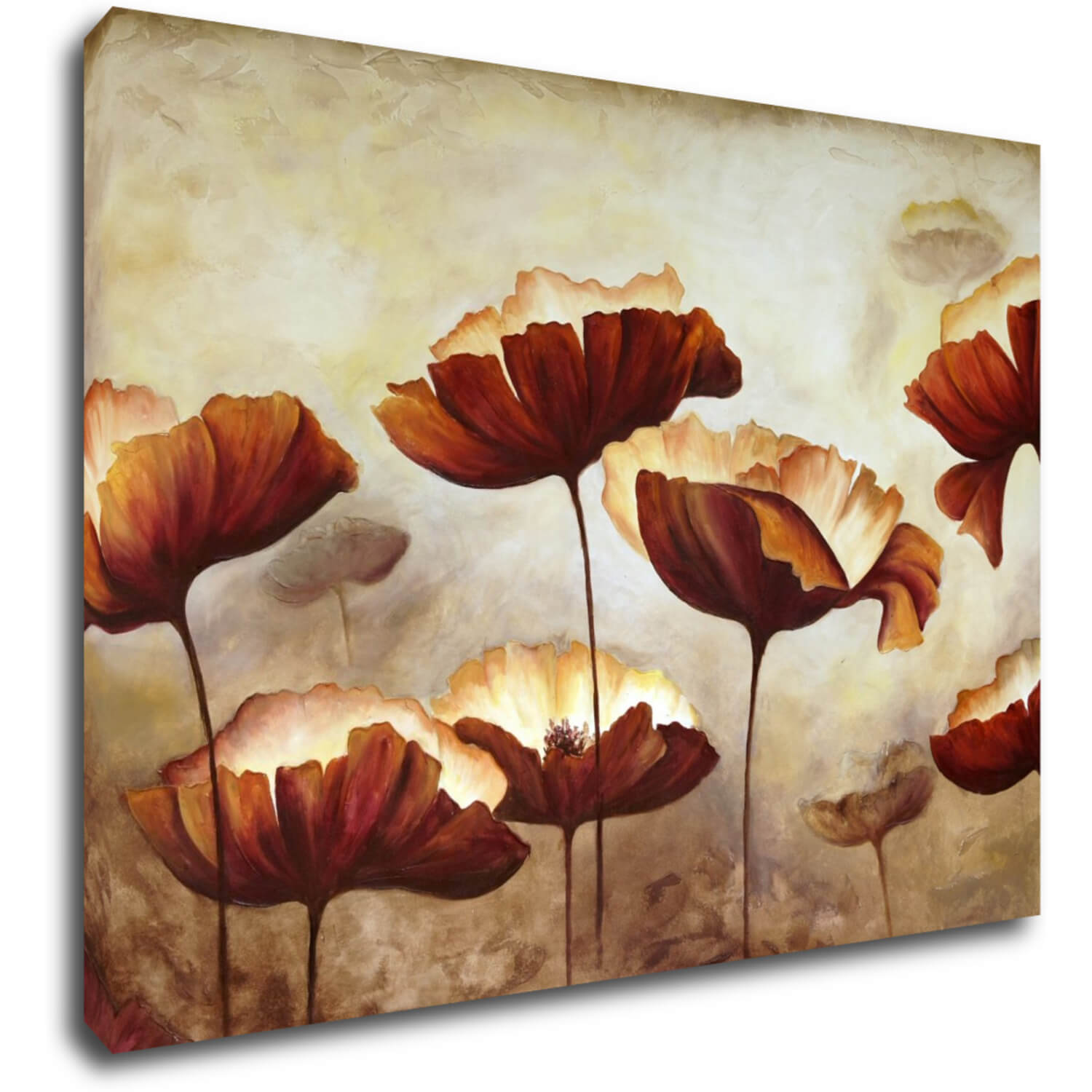 Bild Flowers red and yellow - 70 x 50 cm
