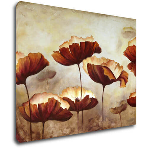 Bild Flowers red and yellow - 90 x 70 cm