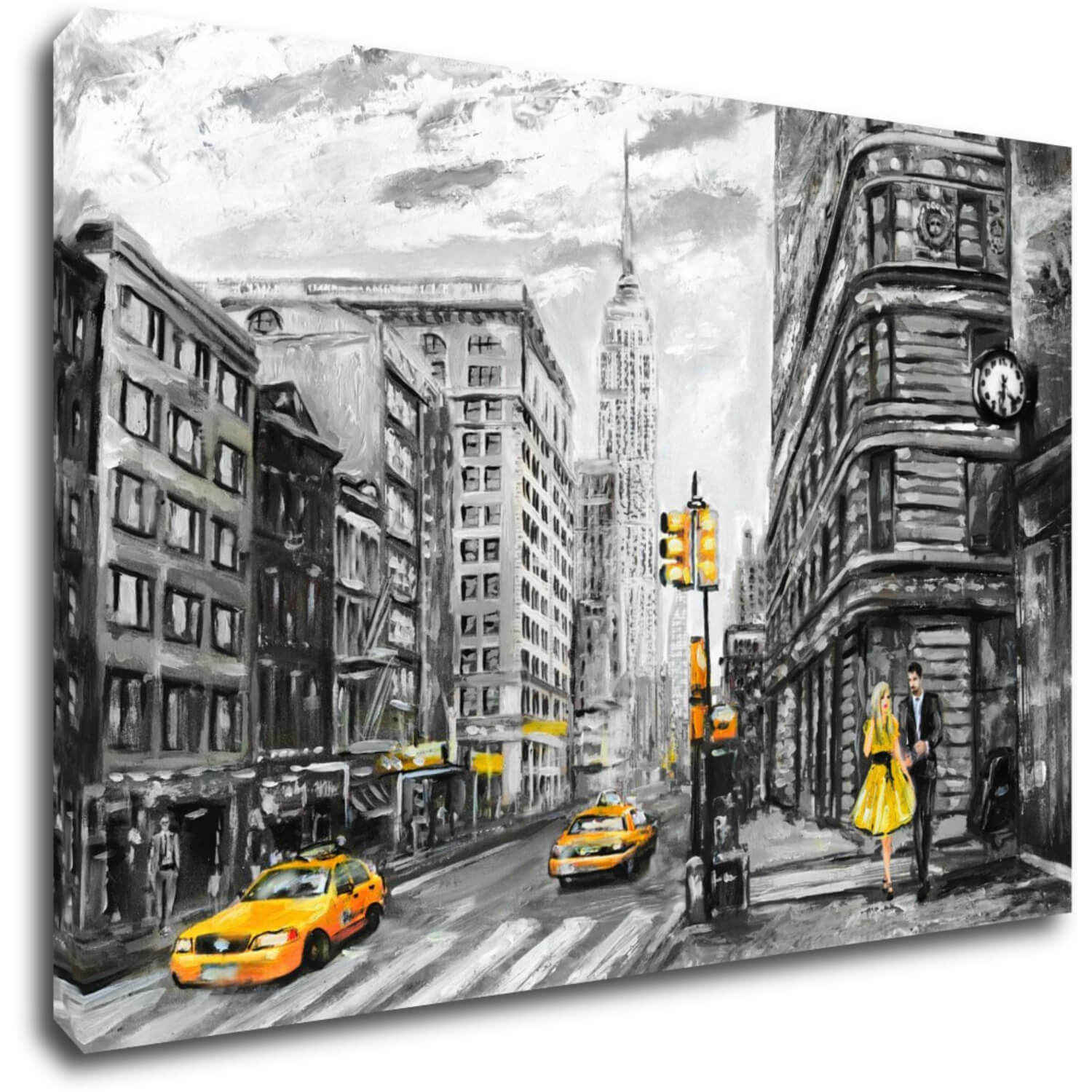Bild New York Yellow Details - 60 x 40 cm