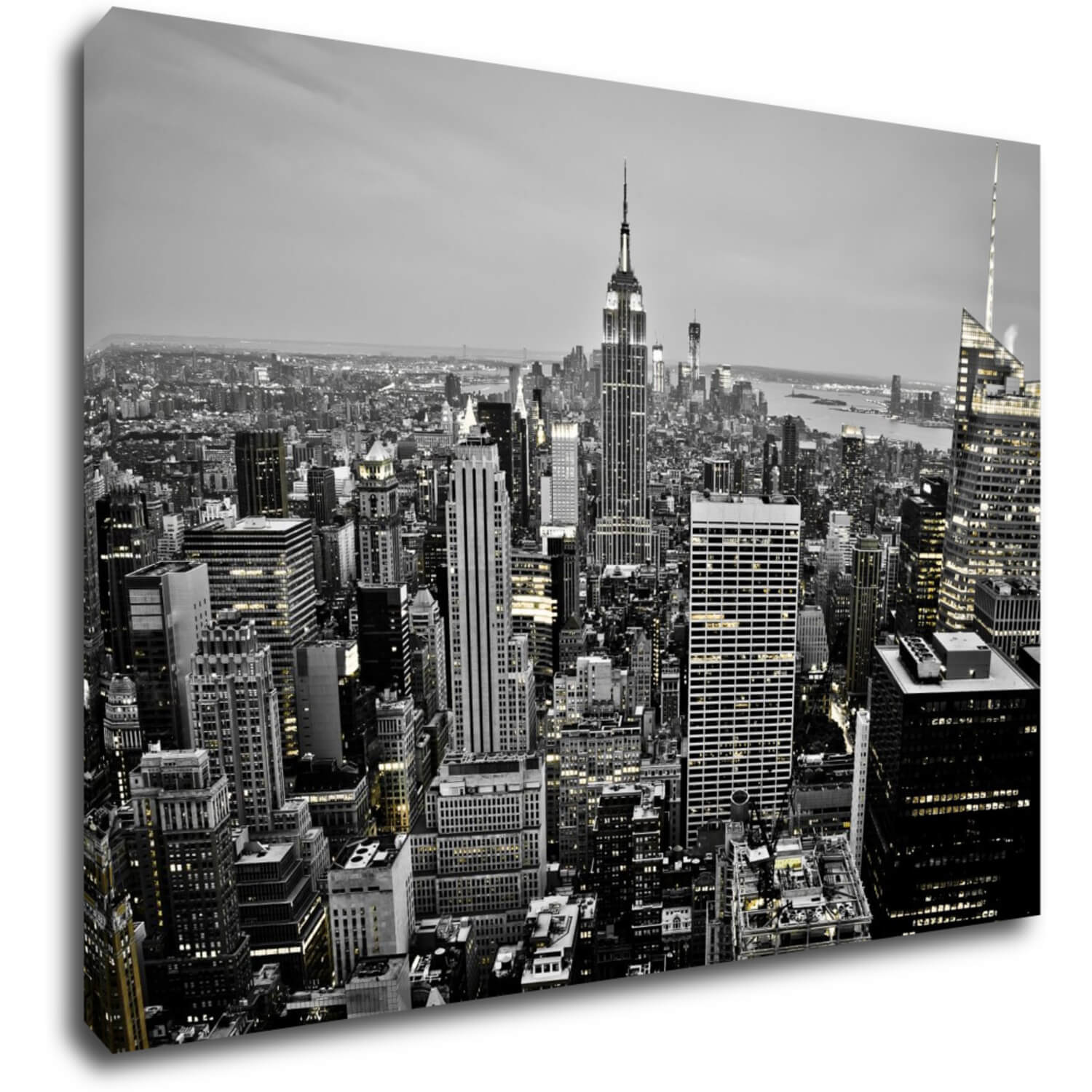 Bild New York in The Night - 70 x 50 cm