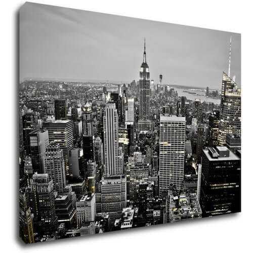 Bild New York in The Night - 70 x 50 cm