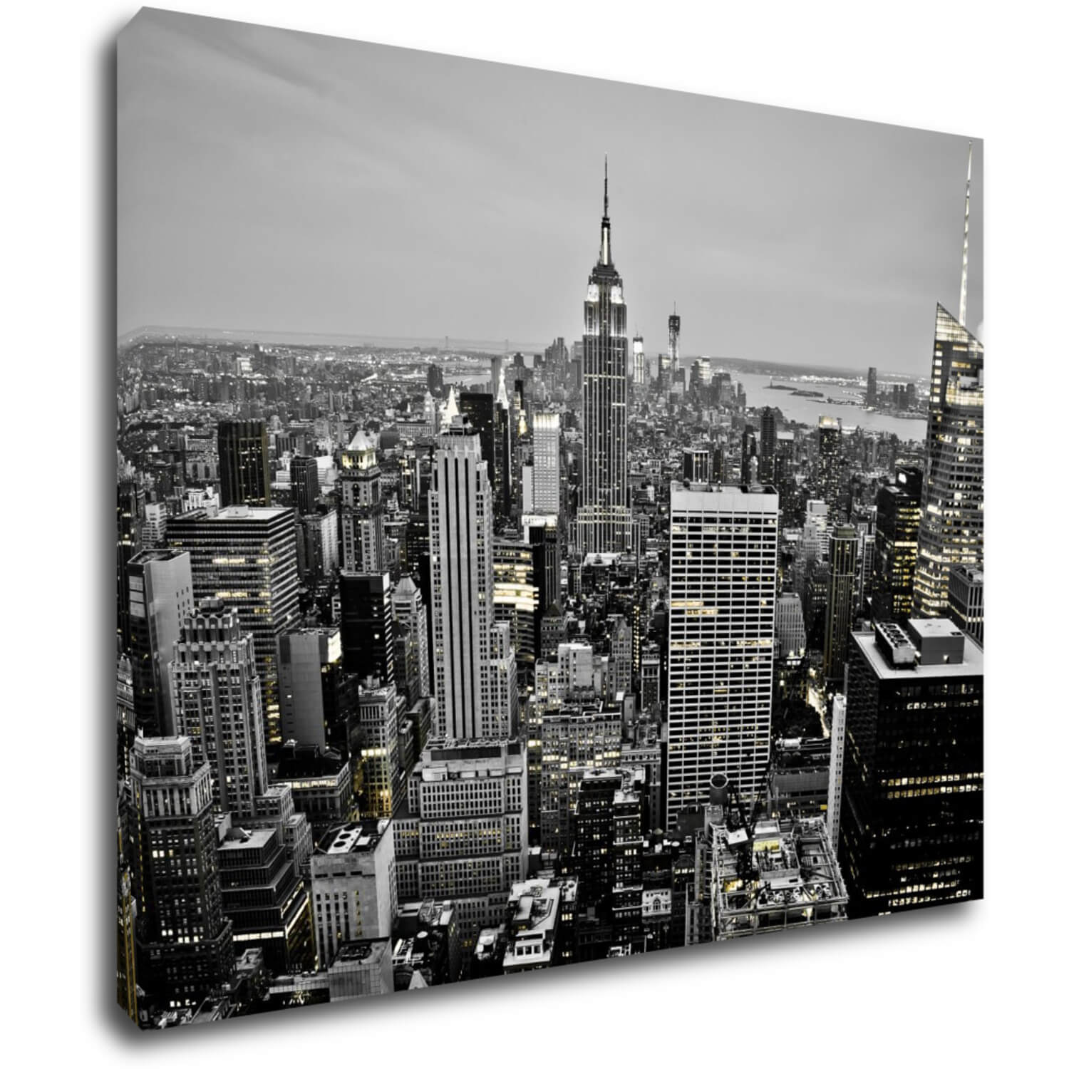 Bild New York in The Night - 90 x 70 cm
