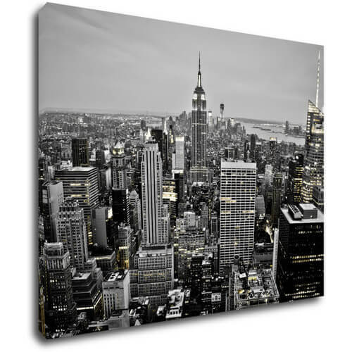 Bild New York in The Night - 90 x 70 cm