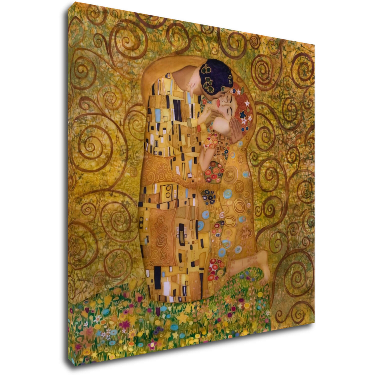 Bild Reproduction Gustav Klimt Kiss - 60 x 60 cm