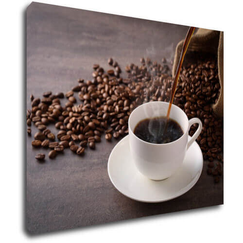 Bild Cup Of Coffee White - 90 x 70 cm