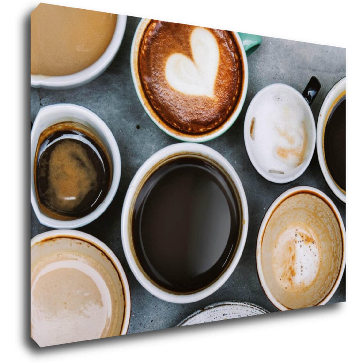 Bild Coffee types - 70 x 50 cm