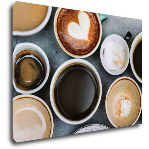 Bild Coffee types - 70 x 50 cm