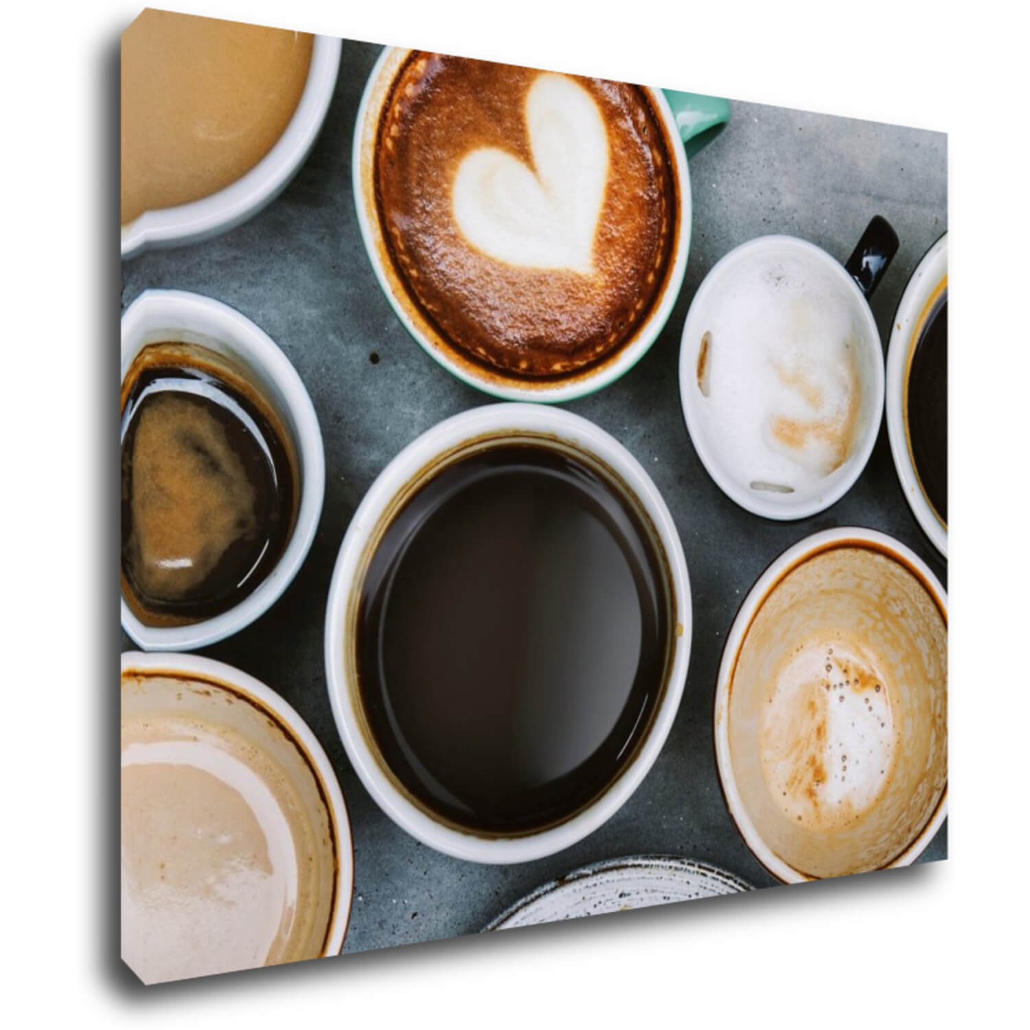 Bild Coffee types - 90 x 70 cm