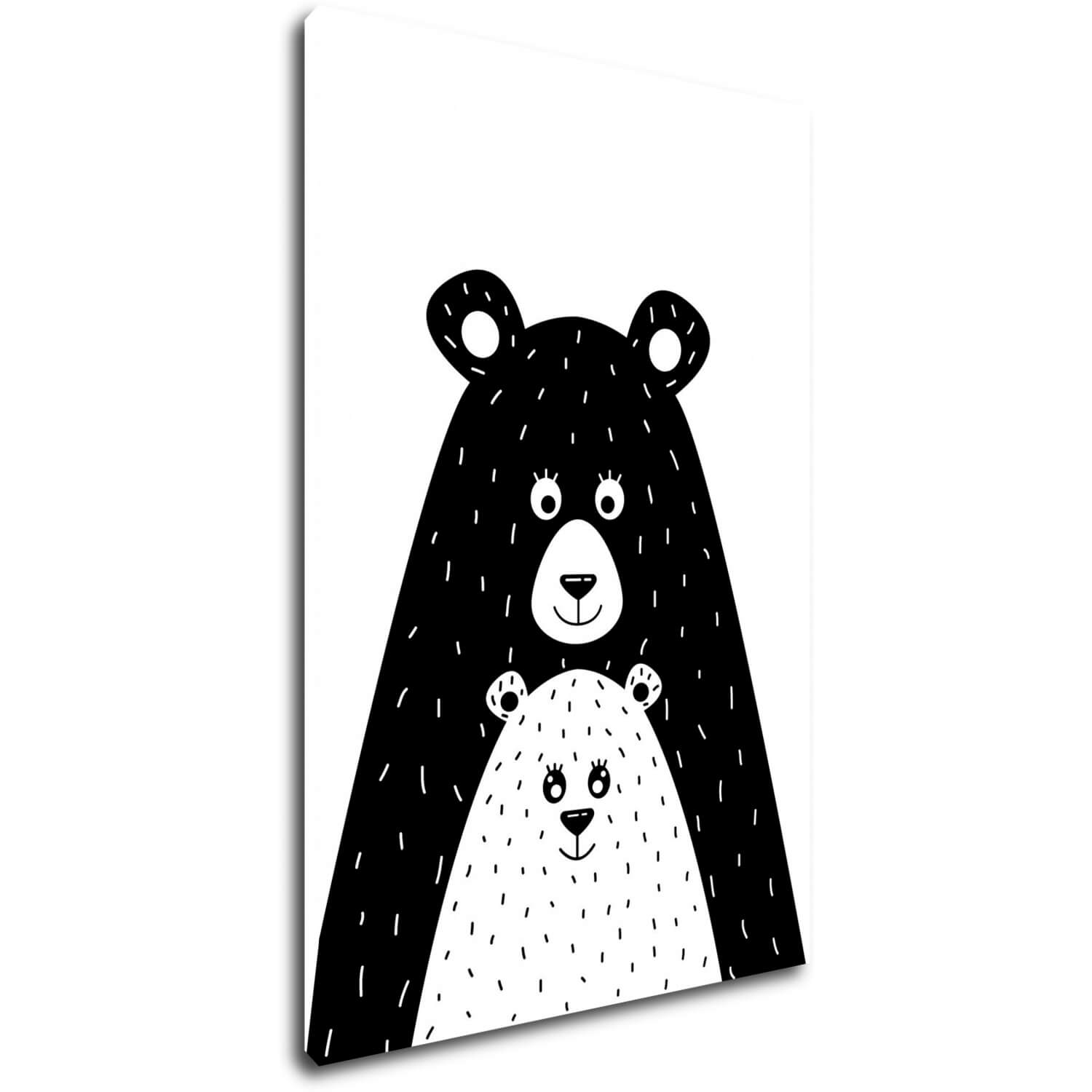 Obraz Bear black - 20 x 30 cm