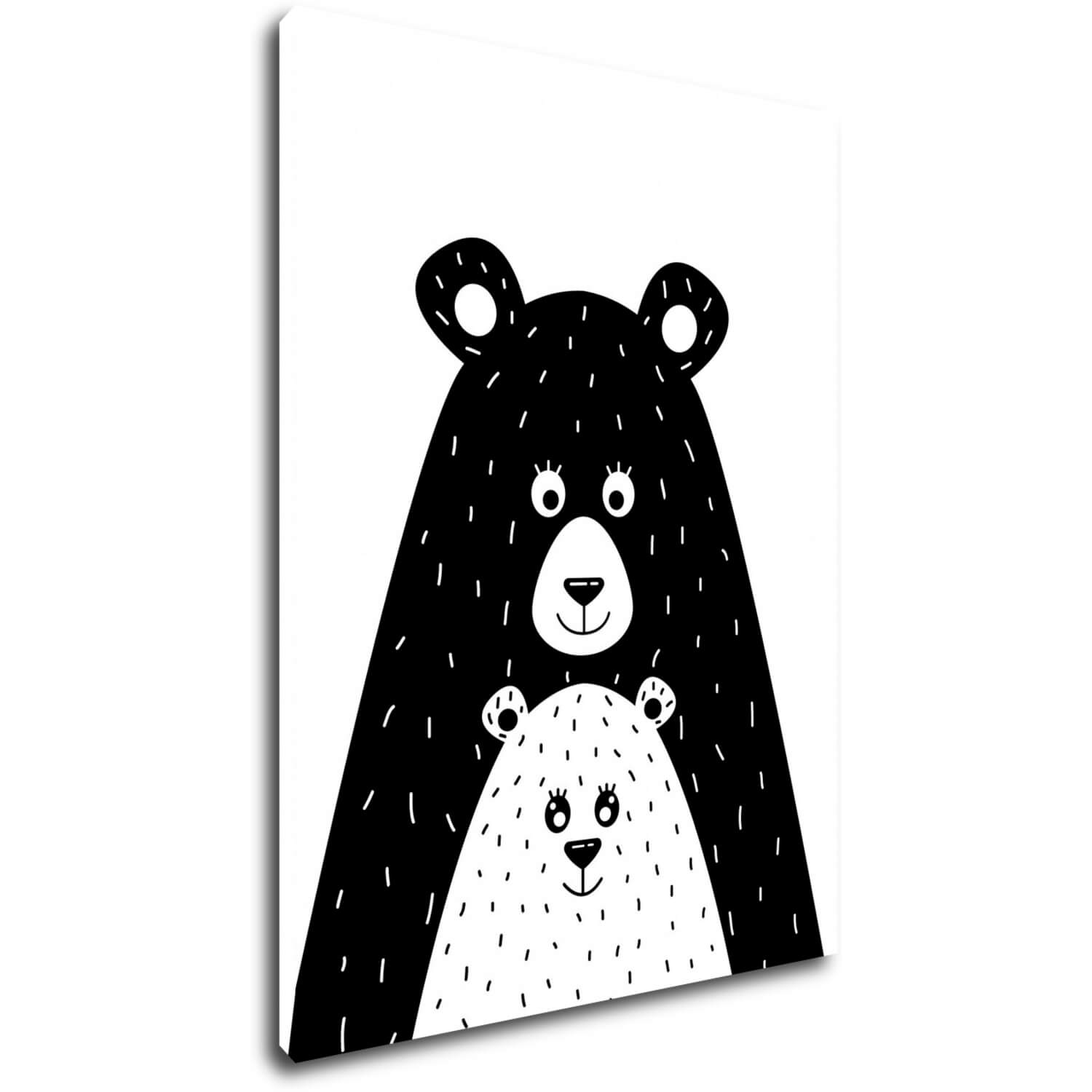 Obraz Bear black - 30 x 40 cm